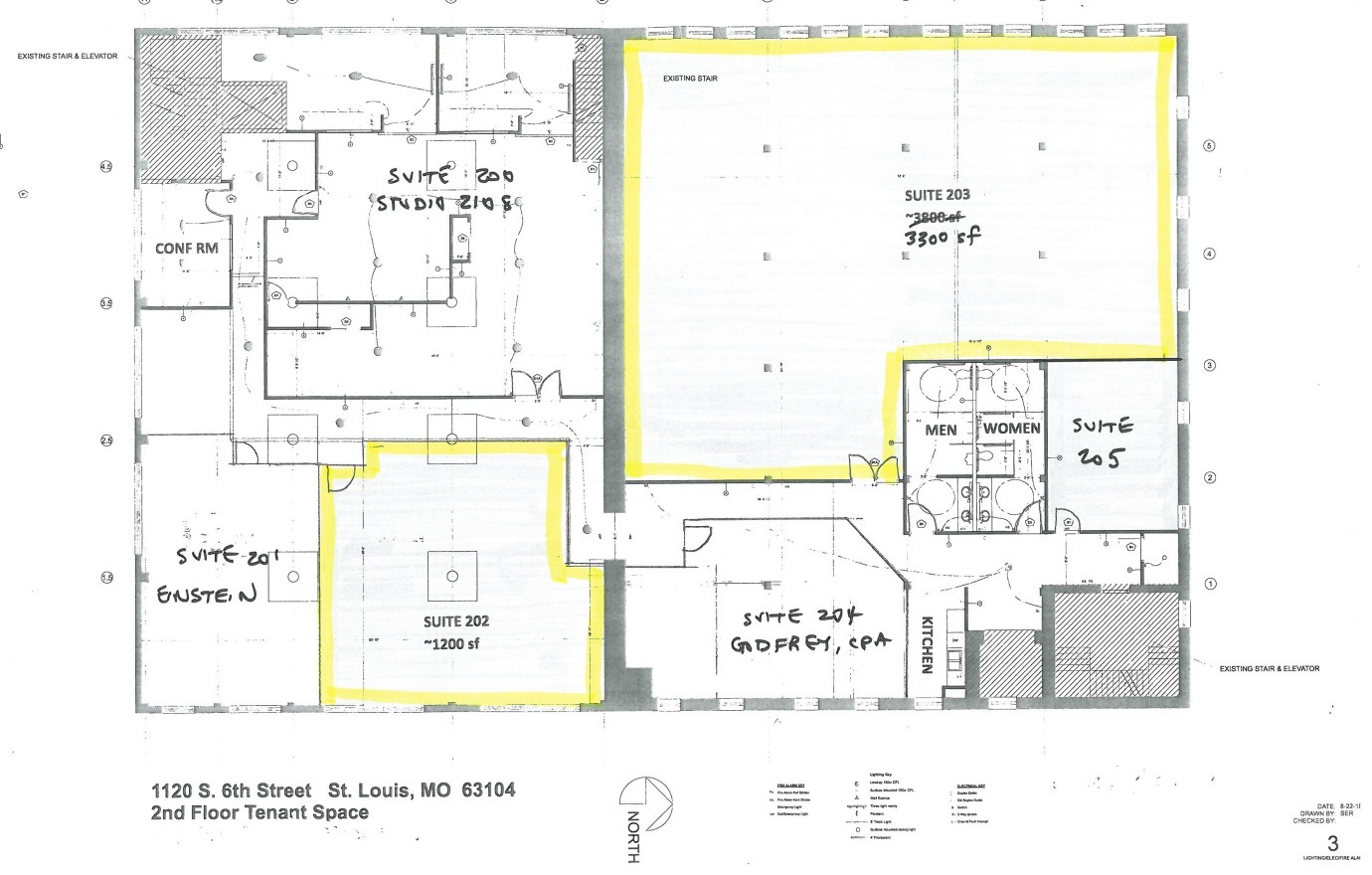 1120 S 6th St, Saint Louis, MO à louer Plan d’étage– Image 1 sur 1