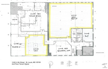 1120 S 6th St, Saint Louis, MO à louer Plan d’étage– Image 1 sur 1