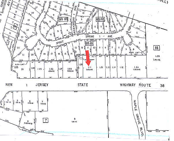 1599 Route 38, Lumberton, NJ à louer - Plan cadastral – Image 2 sur 5