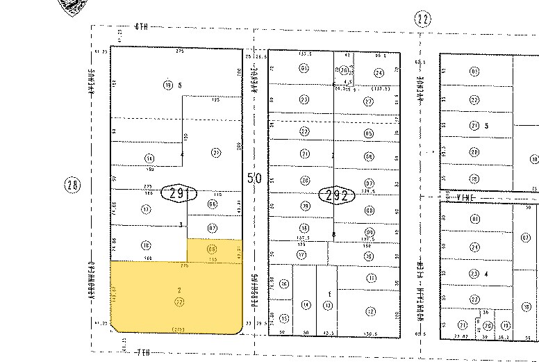 715 N Arrowhead Ave, San Bernardino, CA à louer - Plan cadastral – Image 1 sur 13
