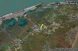 Plus de détails pour 1103 Route 47, Rio Grande, NJ - Terrain à vendre