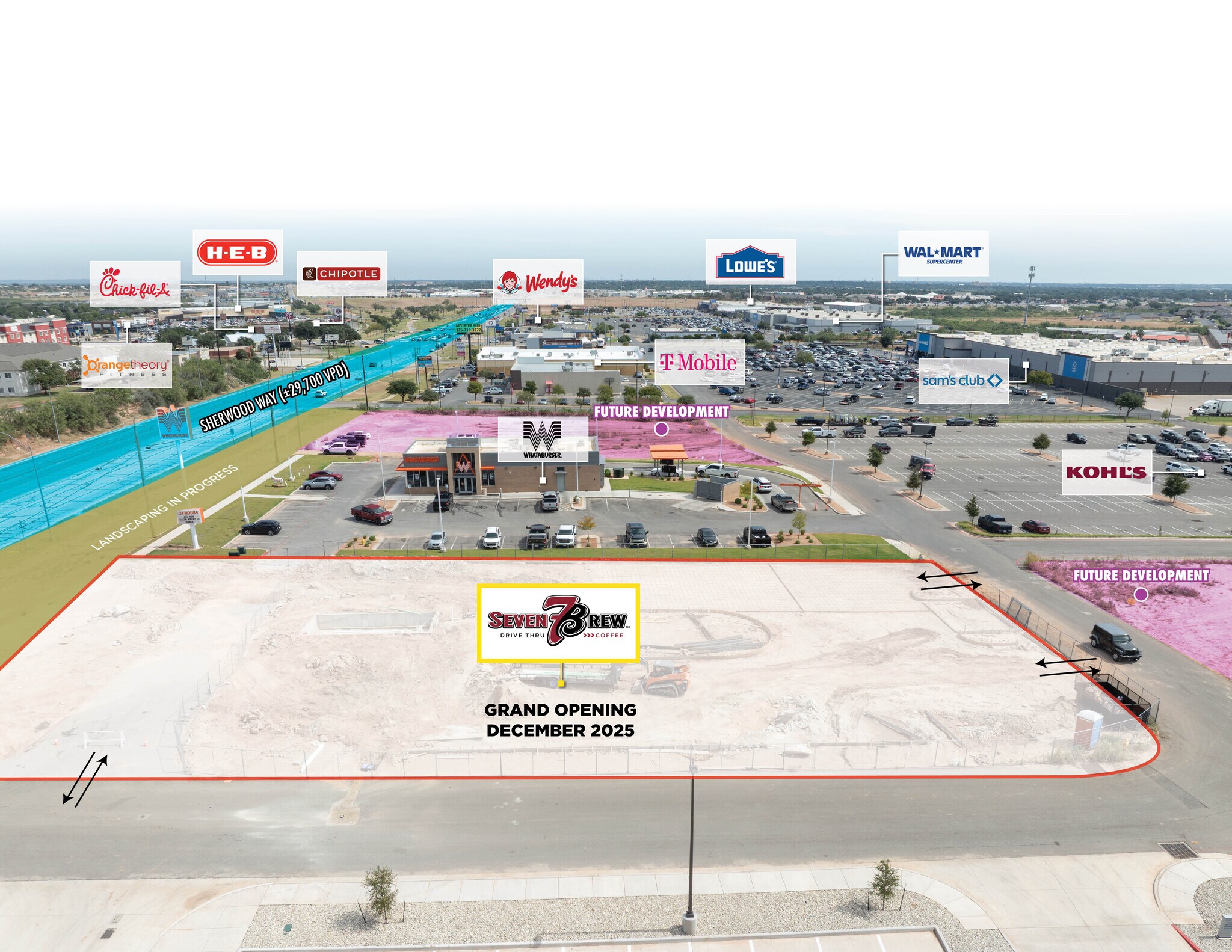 6105 Sherwood Way, San Angelo, TX à vendre Photo principale– Image 1 sur 6