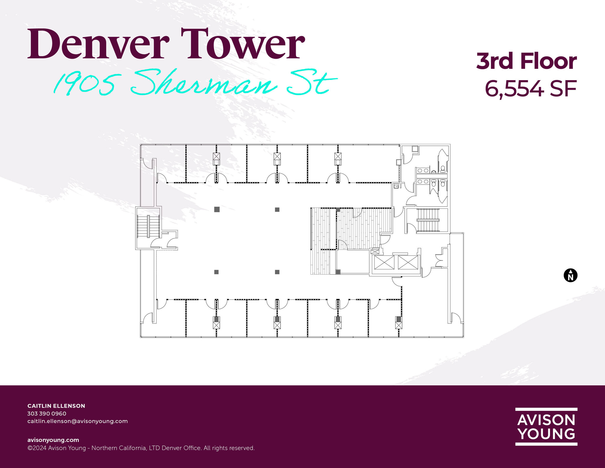 1905 Sherman St, Denver, CO à louer Plan d’étage– Image 1 sur 1