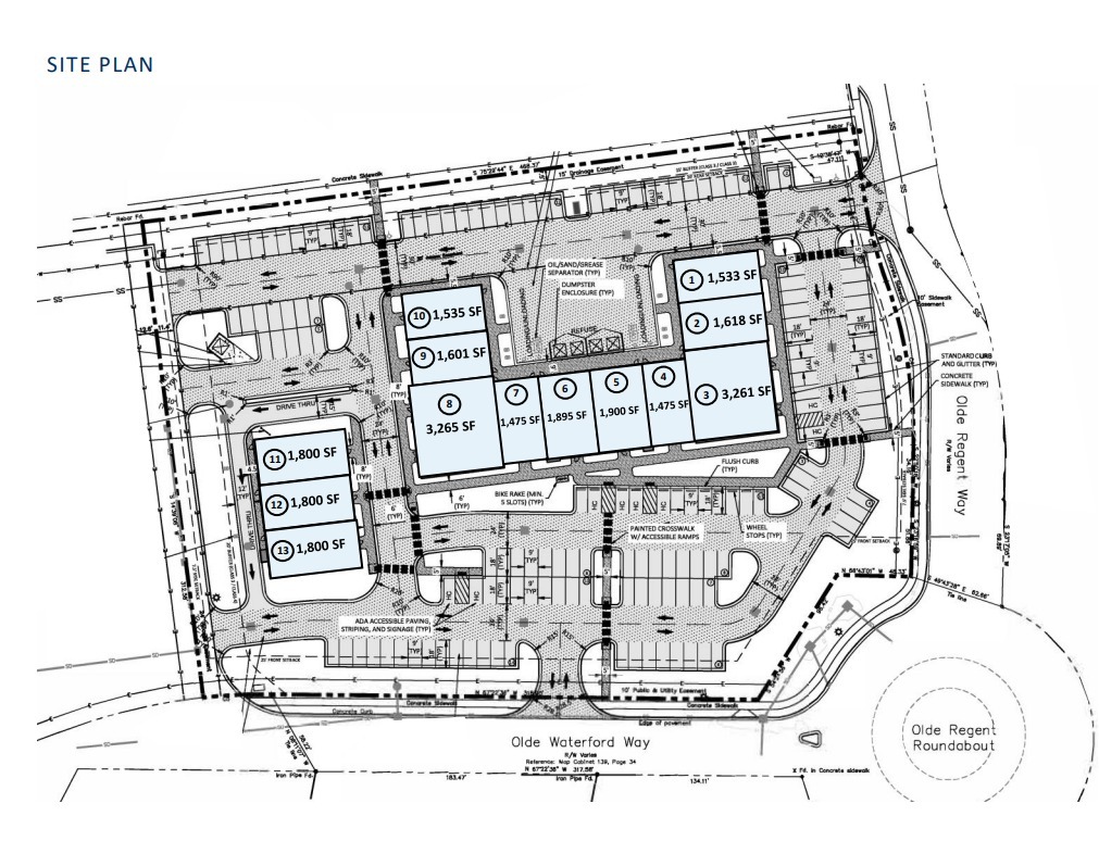 1525 Old Waterford Way, Leland, NC à louer Plan de site– Image 1 sur 1
