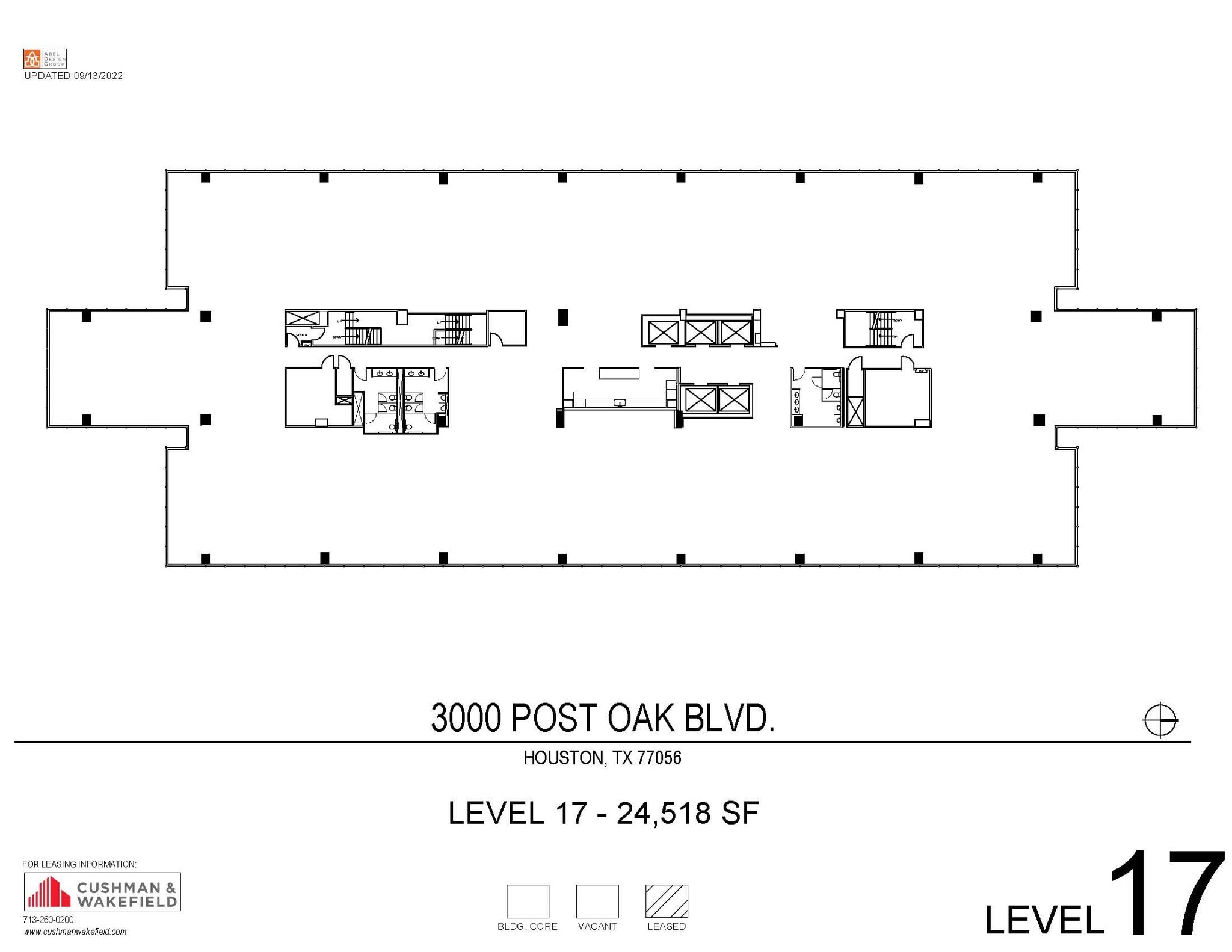3000 Post Oak Blvd, Houston, TX à louer Plan d’étage– Image 1 sur 1