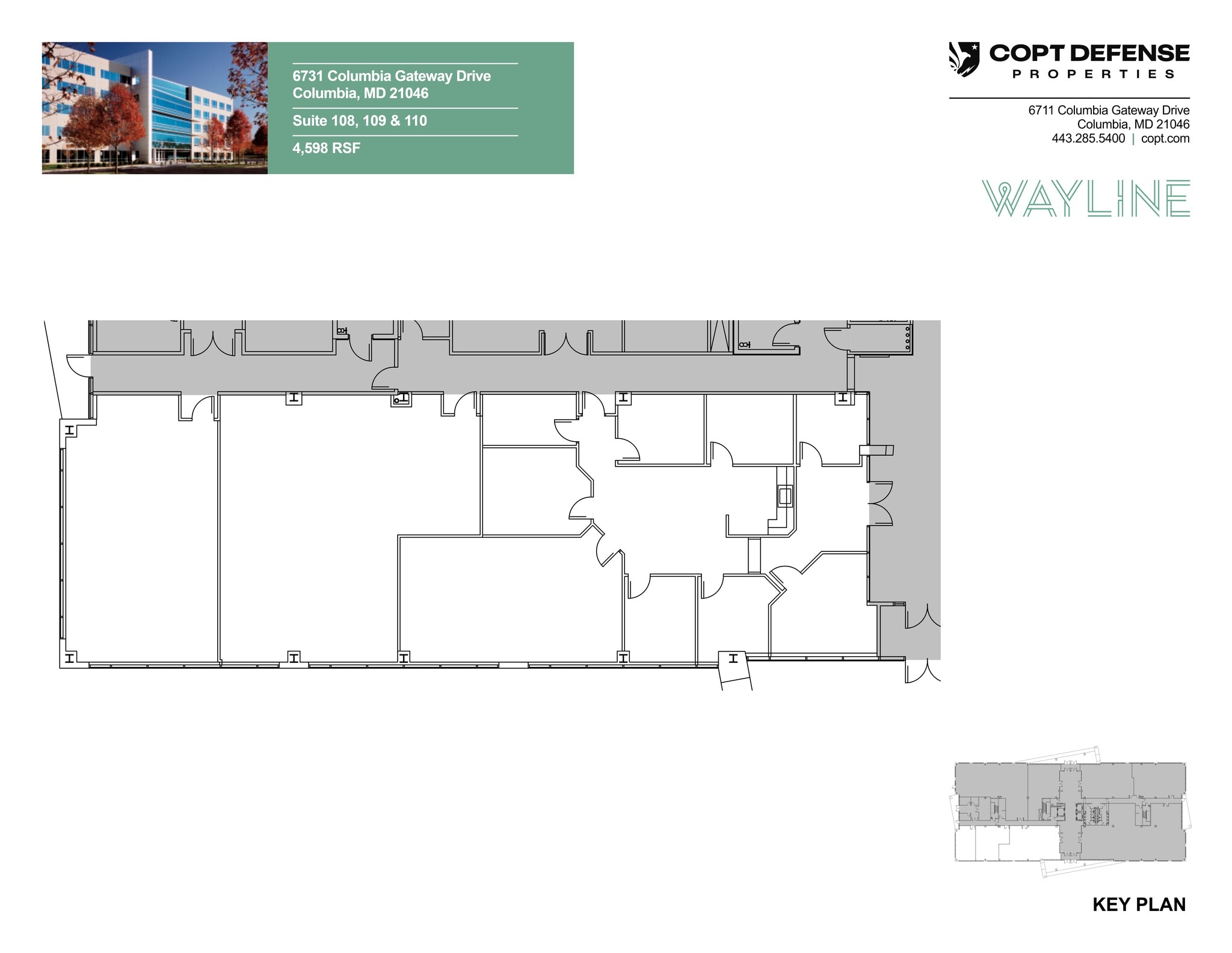 6731 Columbia Gateway Dr, Columbia, MD à louer Plan de site– Image 1 sur 1