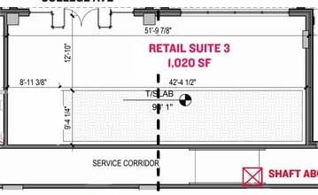 313 College Ave, College Station, TX à louer Plan d’étage– Image 1 sur 1