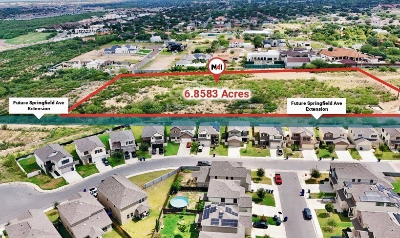 0000 Springfield Ave, Laredo, TX à vendre - Aérien – Image 2 sur 9