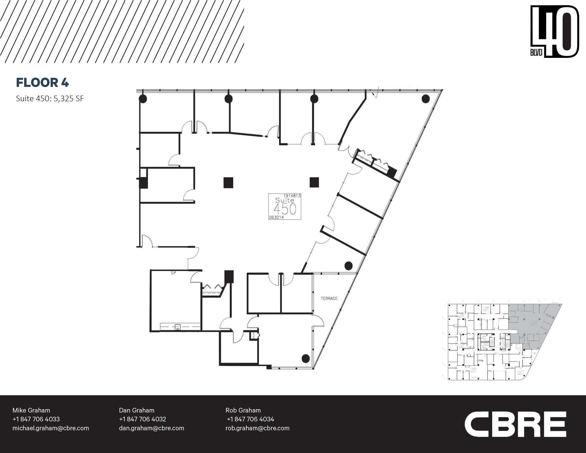 40 Skokie Blvd, Northbrook, IL à vendre Plan d’étage– Image 1 sur 1