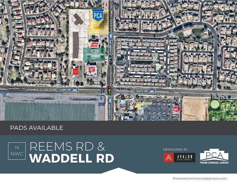 N NWC Reems Rd & Waddell Rd, Surprise, AZ à vendre - Photo principale – Image 1 sur 3