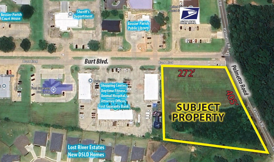 Burt Blvd. and Palmetto, Benton, LA à vendre Photo principale– Image 1 sur 2