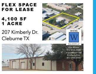 Plus de détails pour 207 Kimberly Dr, Cleburne, TX - Industriel/Logistique à louer