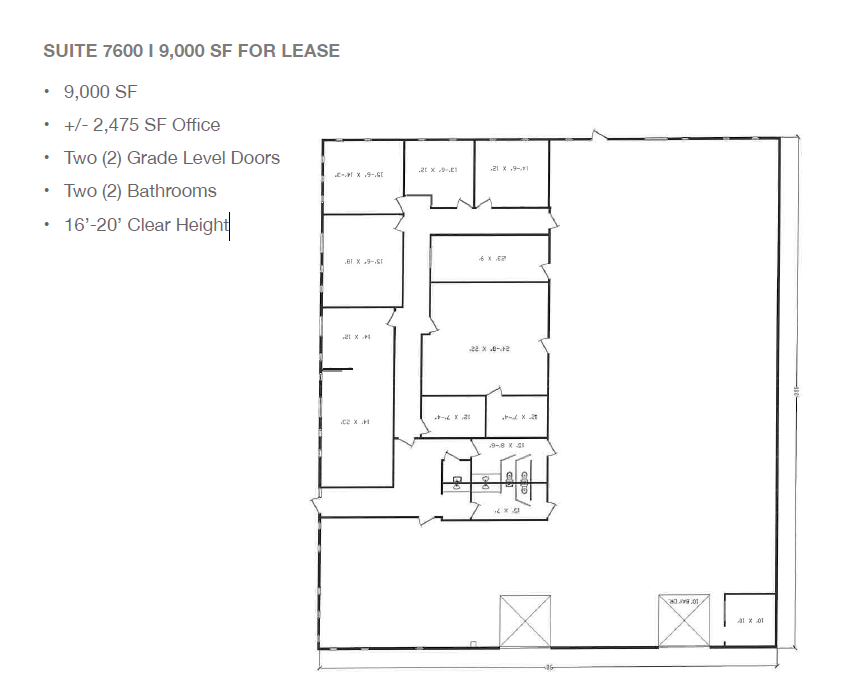 2501-2519 Gravel Dr, Fort Worth, TX à louer Plan d’étage– Image 1 sur 1