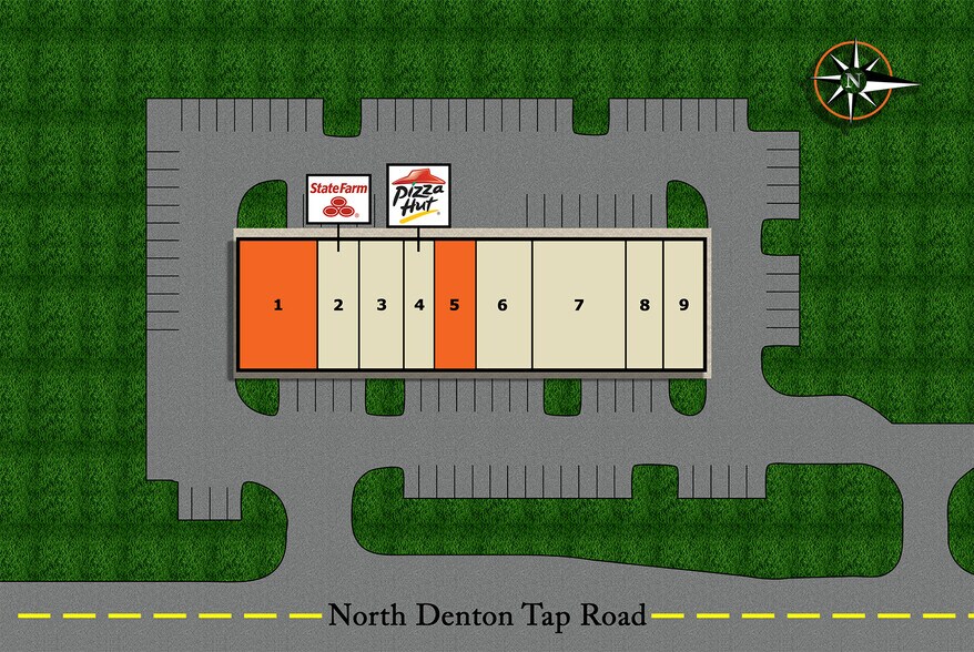 651 N Denton Tap Rd, Coppell, TX à louer - Plan de site – Image 2 sur 2
