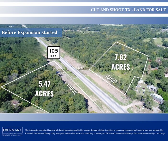 SH 105, Cut And Shoot, TX à vendre - Aérien – Image 2 sur 13