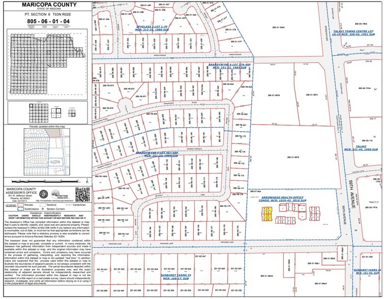 16222 N 59th Ave, Glendale, AZ à vendre - Plan cadastral – Image 2 sur 10