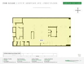 1133-1141 W Armitage Ave, Chicago, IL à louer Plan d’étage– Image 1 sur 1