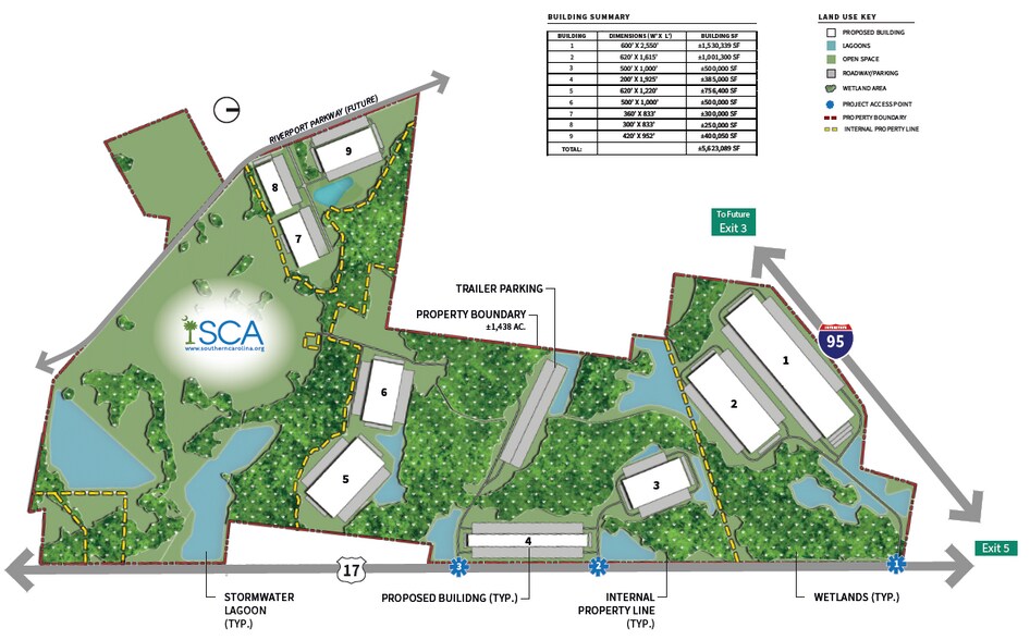 Unnamed Rd, Hardeeville, SC à vendre - Plan de site – Image 2 sur 2