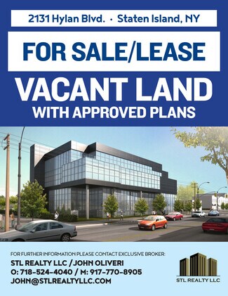 Plus de détails pour 2131 Hylan Blvd, Staten Island, NY - Terrain à vendre