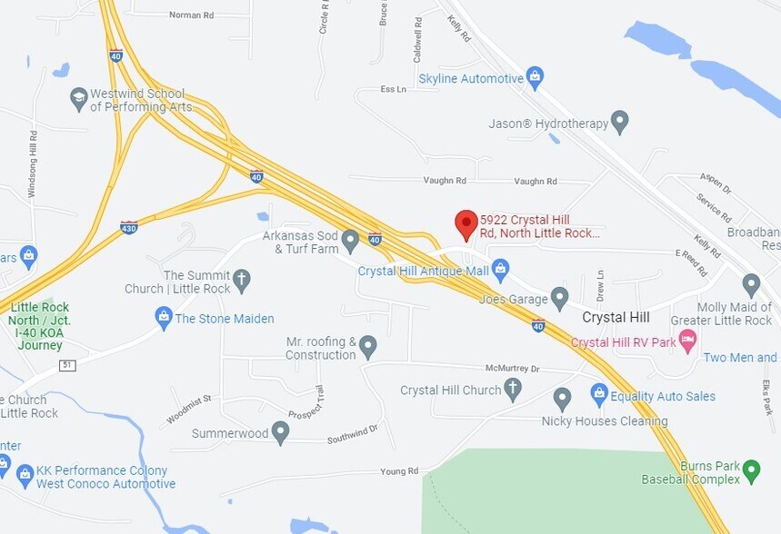 5922 Crystal Hill Rd, North Little Rock, AR à vendre - Photo de l’immeuble – Image 2 sur 9