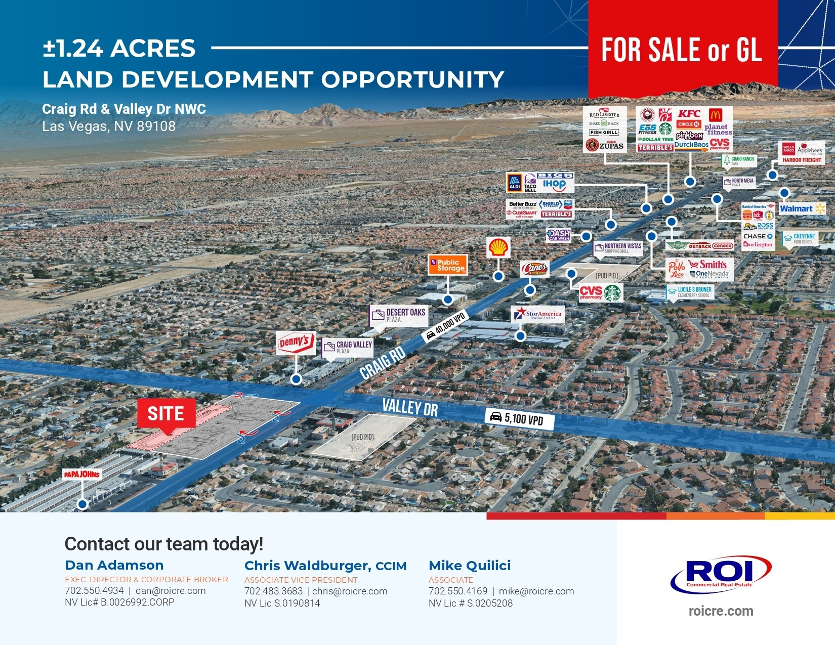 4376 Craig rd, North Las Vegas, NV à vendre Photo de l’immeuble– Image 1 sur 10