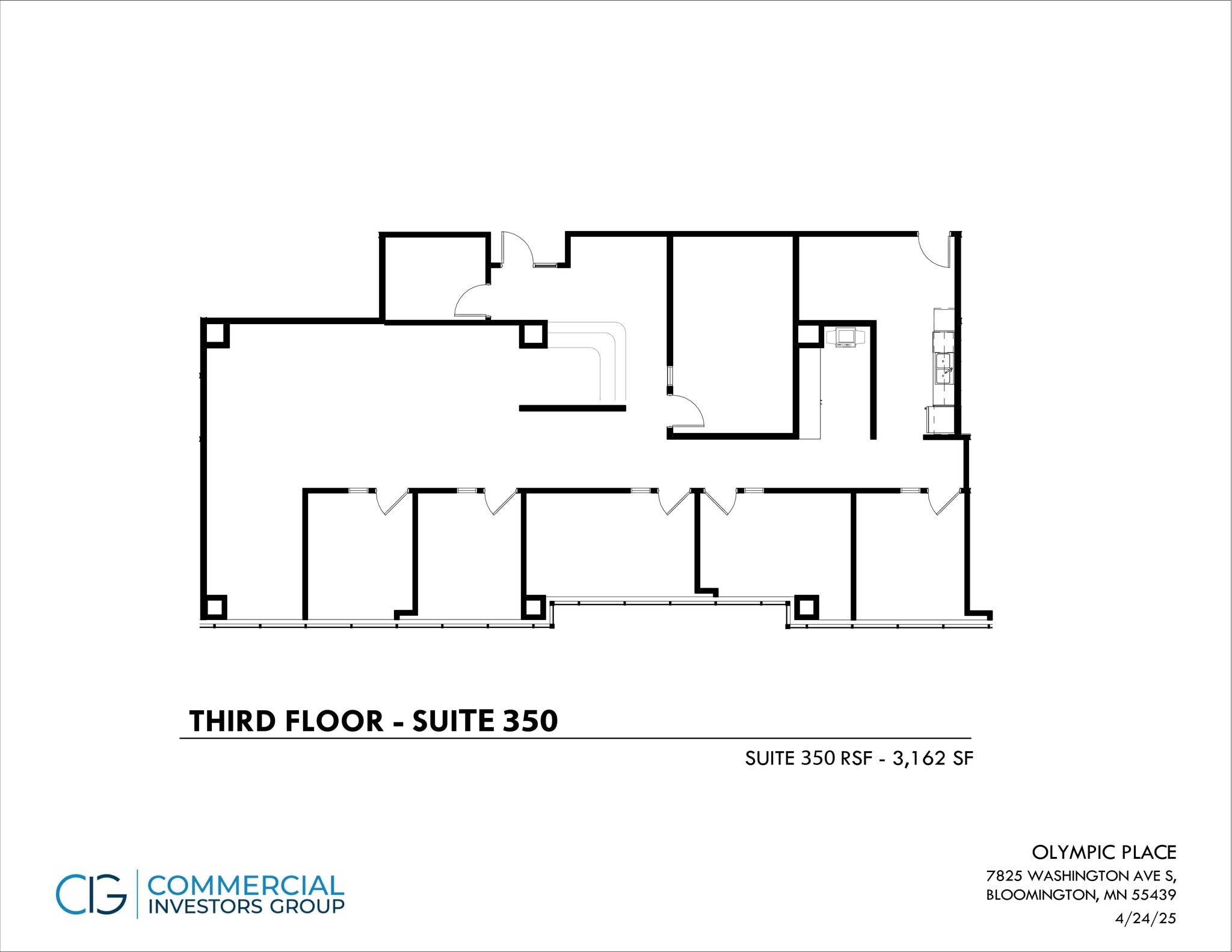 7825 Washington Ave S, Minneapolis, MN à louer Plan de site– Image 1 sur 1