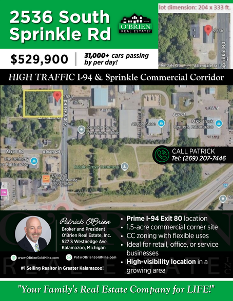 2536 S Sprinkle Rd, Kalamazoo, MI à vendre - Photo de l’immeuble – Image 3 sur 5