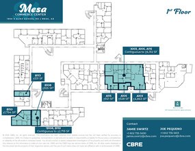 1930 S Alma School Rd, Mesa, AZ à louer Plan d’étage– Image 2 sur 2