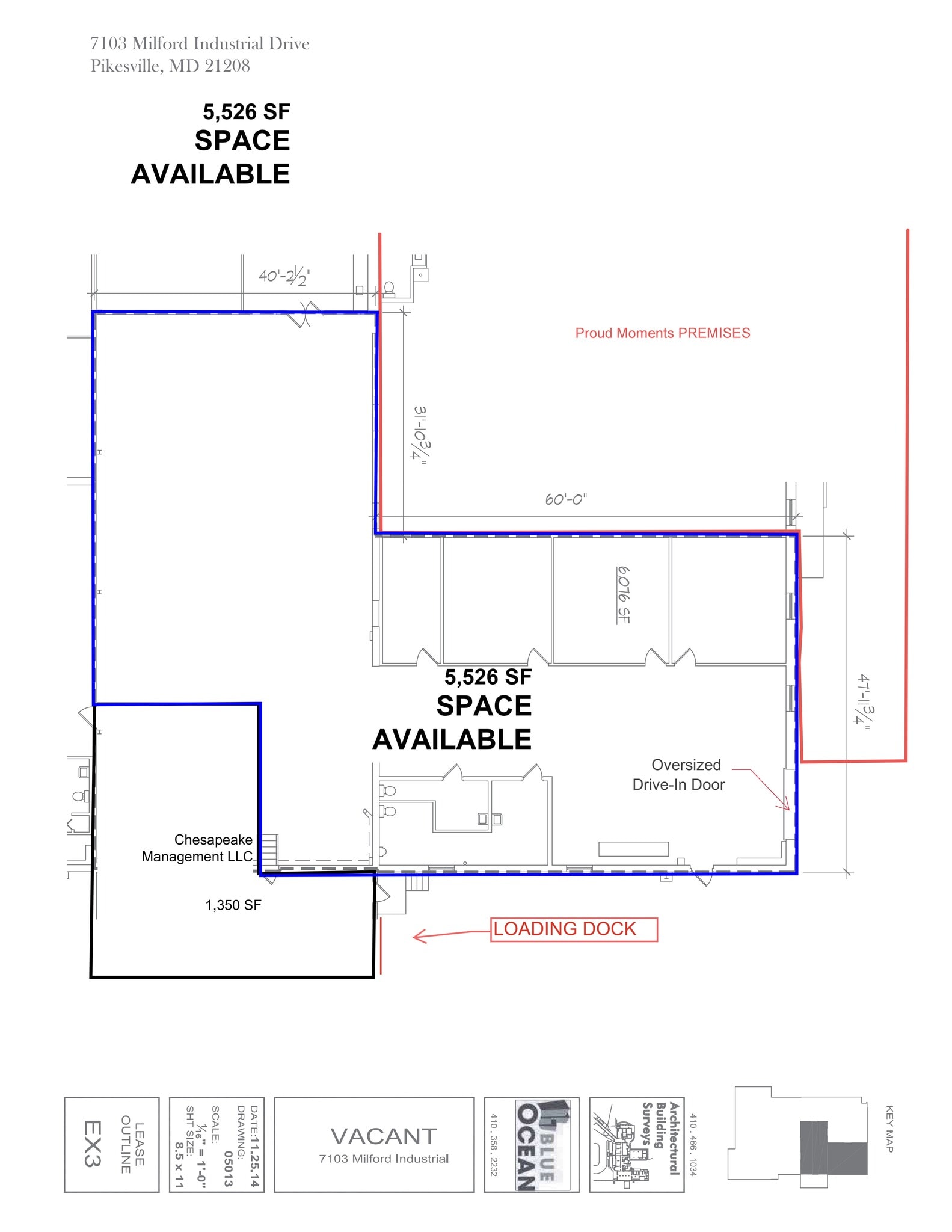 7106 Milford Industrial Rd, Pikesville, MD à louer Plan de site– Image 1 sur 2