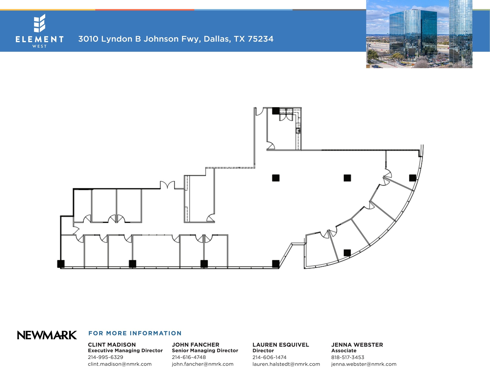 3010 Lyndon B Johnson Fwy, Dallas, TX à louer Plan de site– Image 1 sur 2