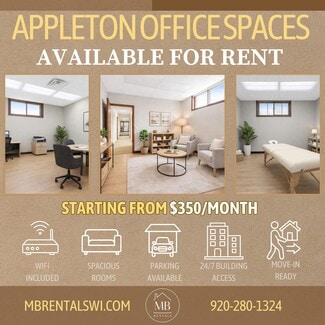 Plus de détails pour 621 W Lawrence St, Appleton, WI - Bureau à louer