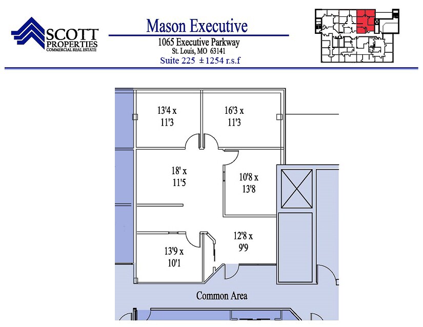1065 Executive Parkway Dr, Creve Coeur, MO à louer Photo intérieure– Image 1 sur 1