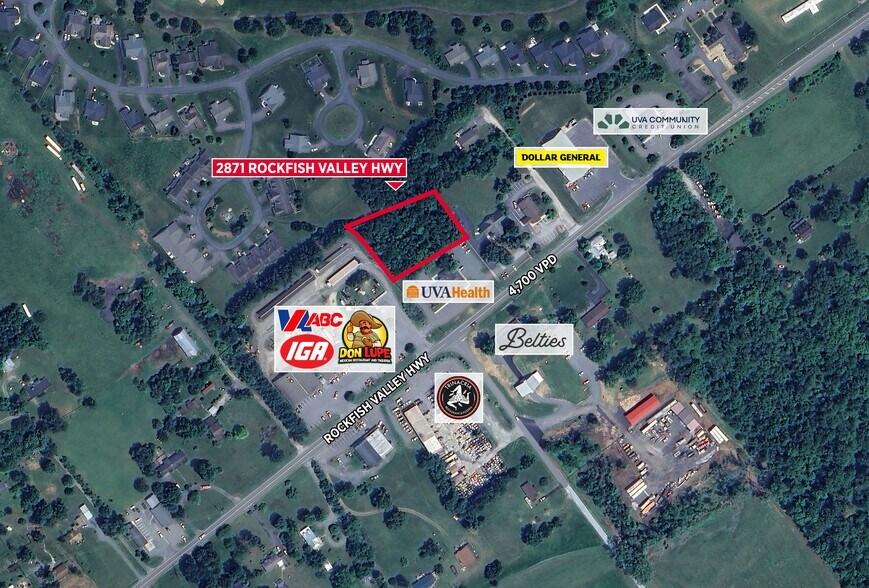 2871 Rockfish Valley Hwy, Nellysford, VA à vendre - Photo de l’immeuble – Image 2 sur 2
