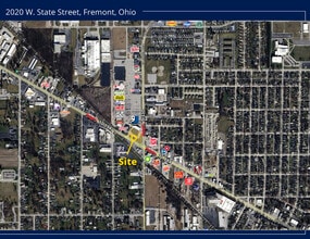 2020 W State St, Fremont, OH - VUE AÉRIENNE  vue de carte - Image1