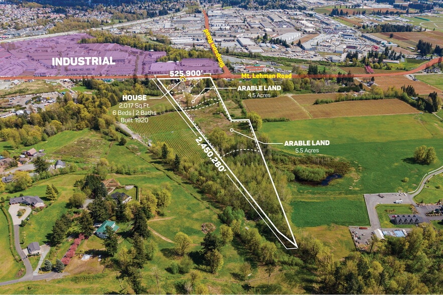 2475 Mt Lehman Rd, Abbotsford, BC à vendre - Aérien – Image 2 sur 22