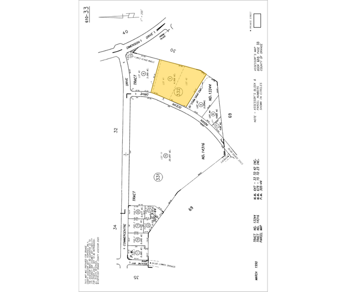 20602 Civic Center Dr, Lake Forest, CA à vendre - Plan cadastral – Image 3 sur 3