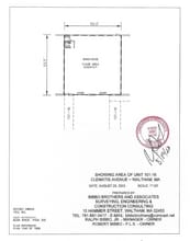 108 Clematis Ave, Waltham, MA à louer Plan d’étage– Image 1 sur 1