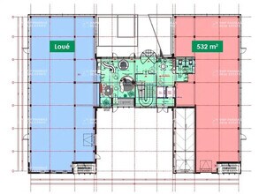 Bureau dans Lyon à louer Plan d’étage– Image 1 sur 1