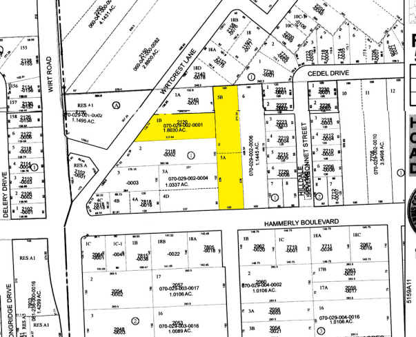 2120-2136 Wirtcrest Ln, Houston, TX à vendre - Plan cadastral – Image 2 sur 3