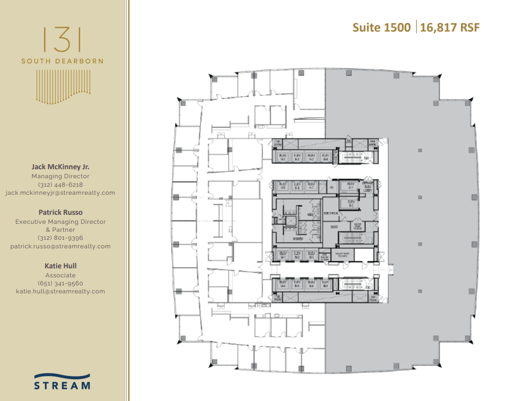 131 S Dearborn St, Chicago, IL à louer Plan d’étage– Image 1 sur 1