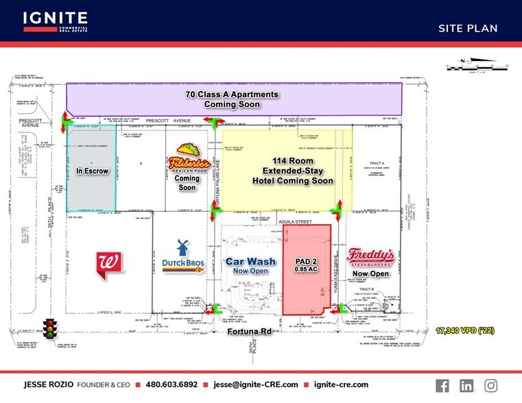 00 Fortuna Rd, Yuma, AZ à louer - Plan de site – Image 2 sur 4