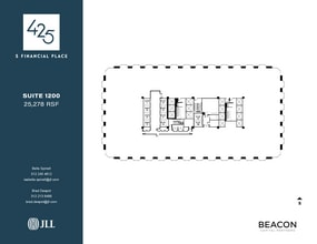 425 S Financial Pl, Chicago, IL à louer Plan d’étage– Image 1 sur 1