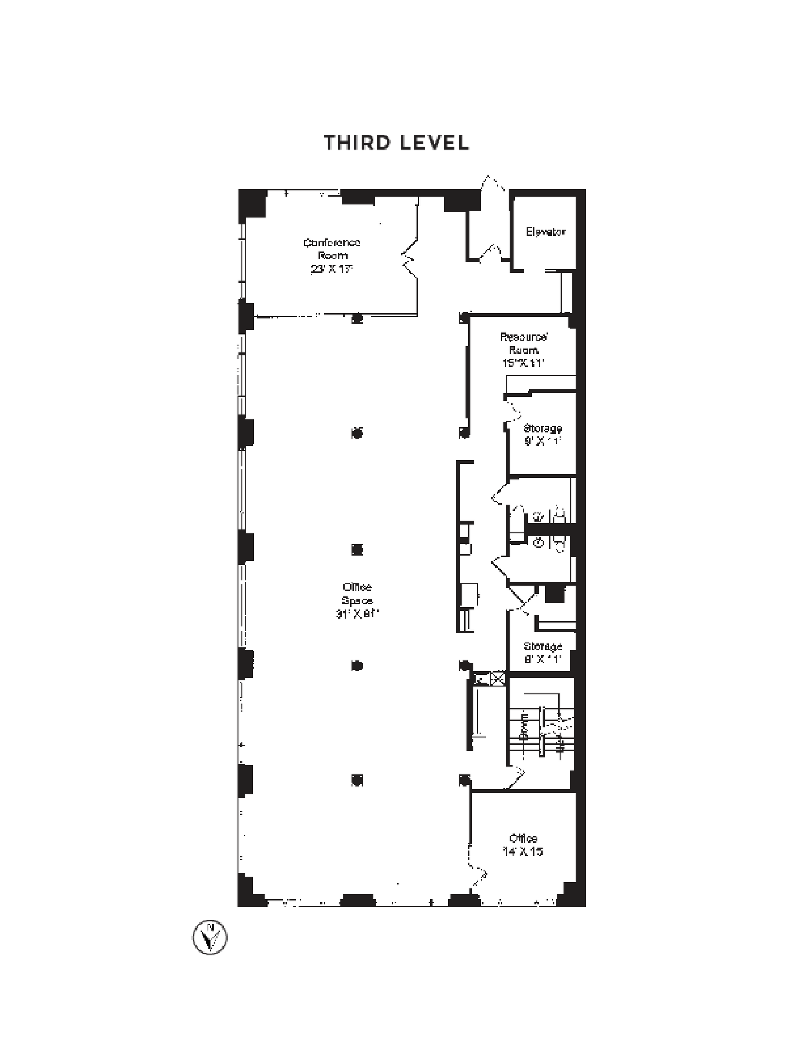 401 W Superior St, Chicago, IL à louer Plan d’étage– Image 1 sur 2