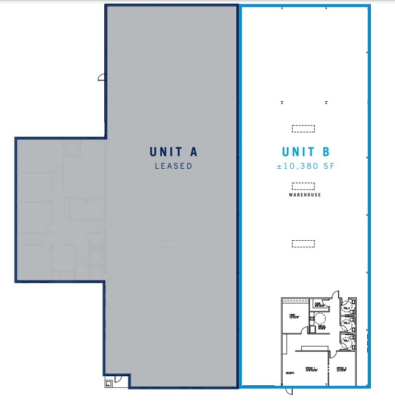 1001 Investment Blvd, Apex, NC à louer Plan d’étage– Image 1 sur 1