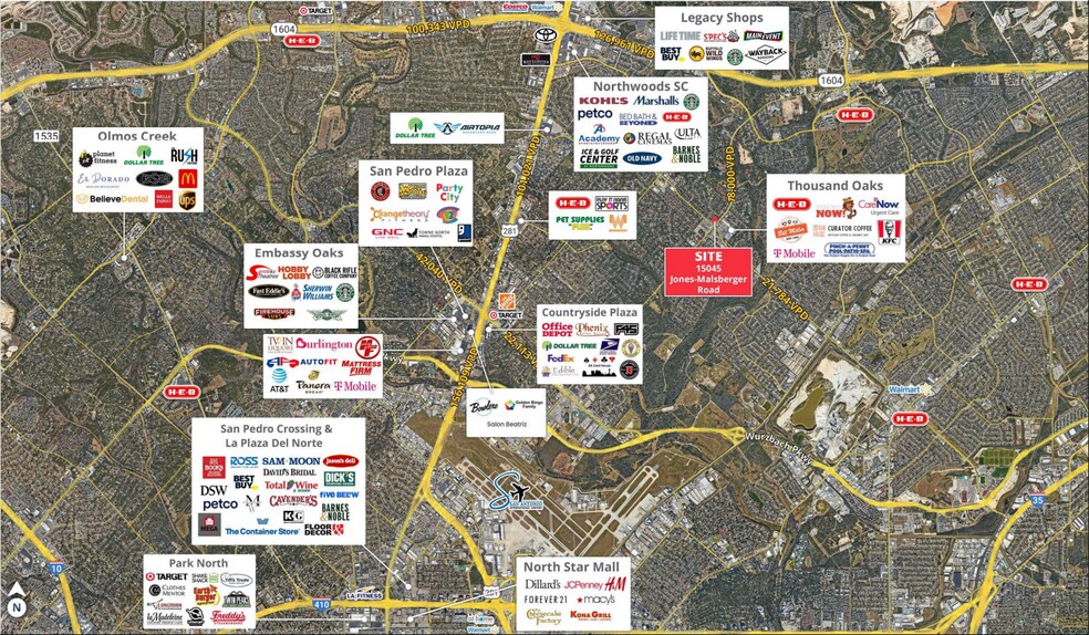 15045 Jones Maltsberger Rd, San Antonio, TX à louer - Aérien – Image 3 sur 5