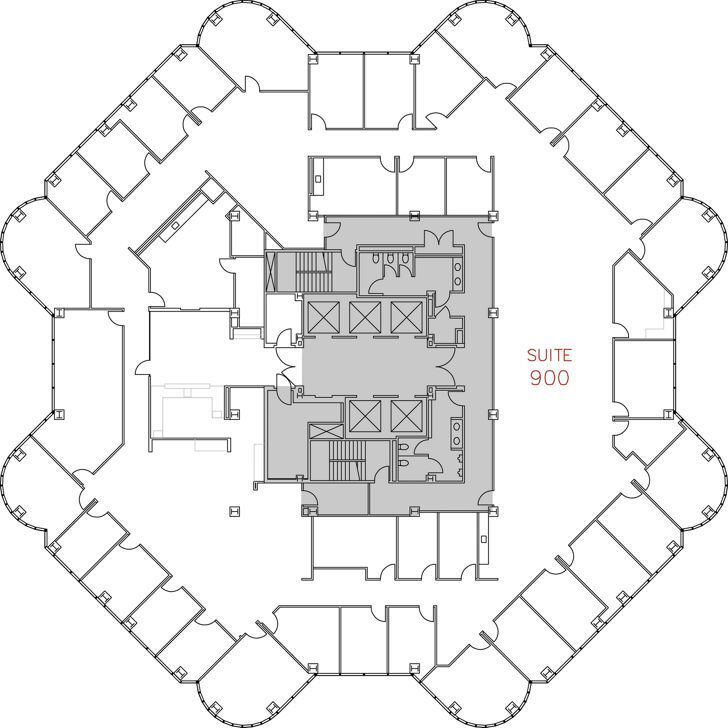 4270 Executive Sq, La Jolla, CA à louer Plan d’étage– Image 1 sur 1