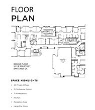 1611 E 4th St, Santa Ana, CA à louer Plan d’étage– Image 1 sur 1
