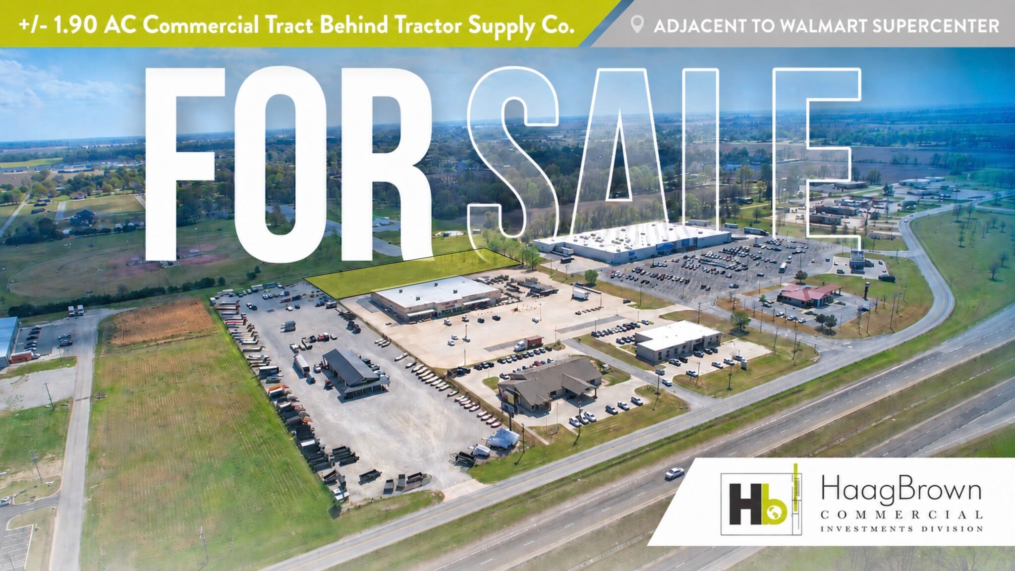 +/- 1.90 AC Industrial Dr., Trumann, AR à vendre Photo principale– Image 1 sur 2