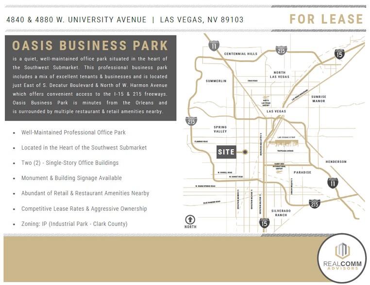4840 W University Ave, Las Vegas, NV à louer - Photo de l’immeuble – Image 2 sur 6