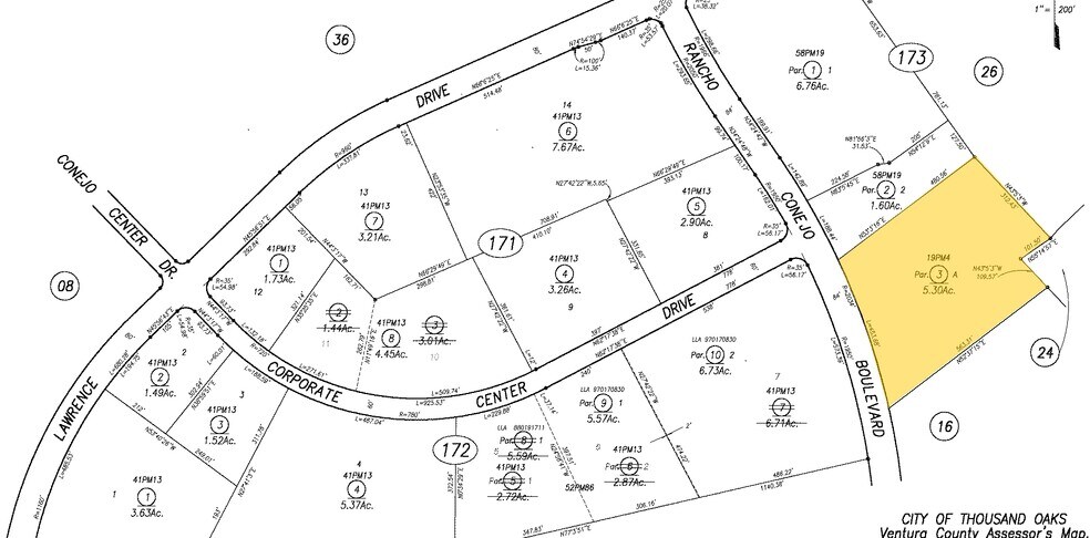 1300 Rancho Conejo Blvd, Thousand Oaks, CA à louer - Plan cadastral – Image 2 sur 3